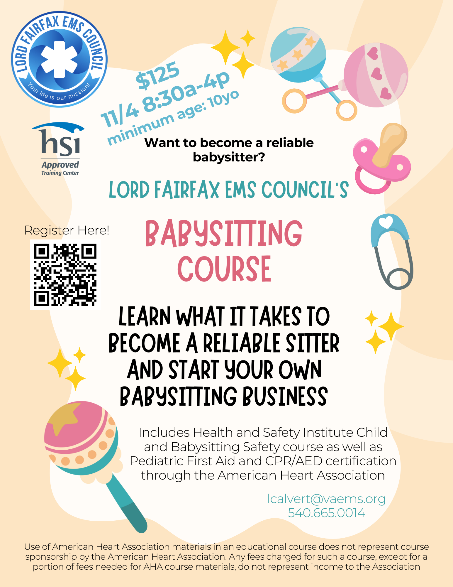 Want to become a reliable babysitter